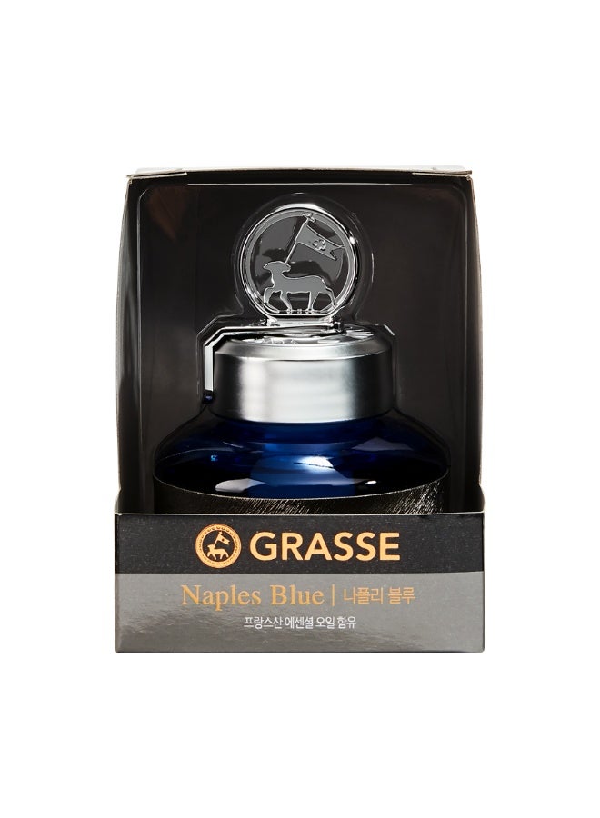 Bullsone Naples Blue Scent Grasse L’esterel Luxury Car Air Freshener 110ml – Natural Essential Oil French Grasse Car Perfume